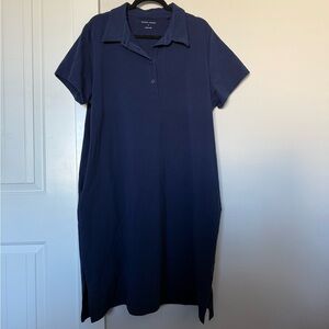 Universal Standard Navy Polo Shirt Dress
